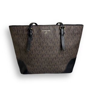 Michael Kors Signature Brown and Black Handbag